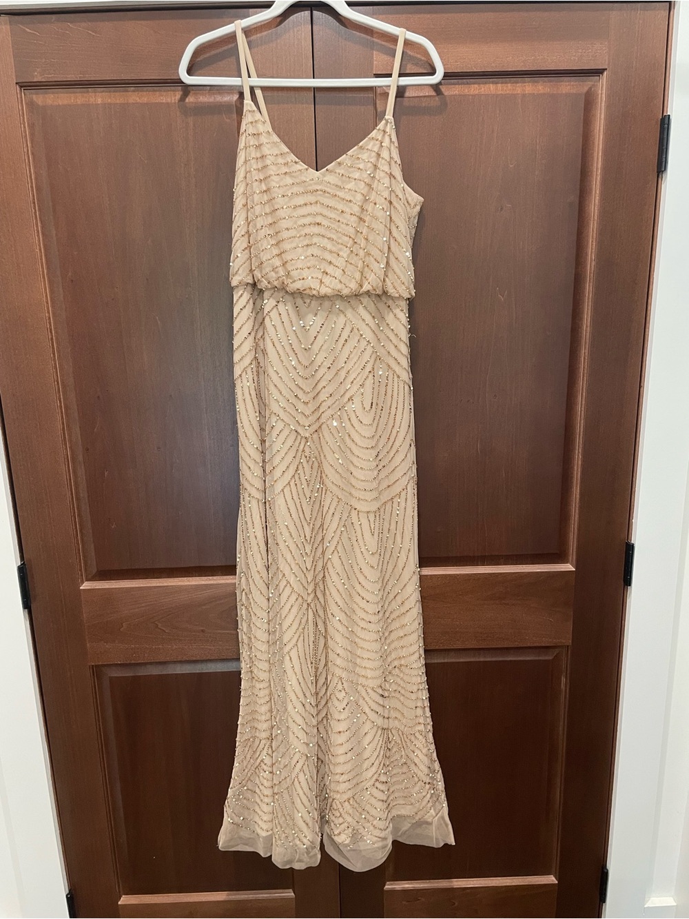 Art Deco Beaded Blouson Gown